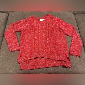 Red Marbled Sweater